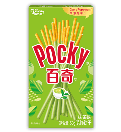 Glico Pocky Matcha Cream Covered Biscuit Sticks - 55g