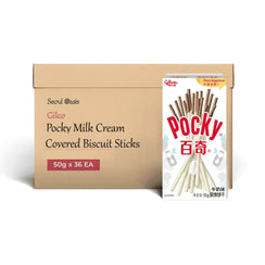 Glico Pocky Milk Cream Covered Biscuit Sticks - 1 Carton  Glico   gbuy-ae.myshopify.com pocky-milk-cream-covered-biscuit-sticks-1-carton