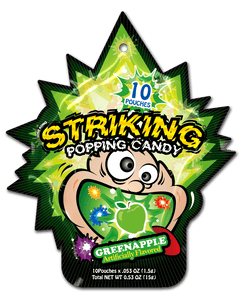 Striking Popping Candy Green Apple Flavor - 15g pack