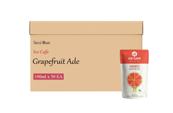 Ice Cafe Grapefruit Ade Juice Drink 190ml - 1 Carton (50 pouches)