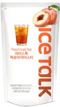 Ice Talk Peach Iced Tea - 230ml pouch  Ice Talk   gbuy-ae.myshopify.com ice-talk-peach-iced-tea-230ml-pouch
