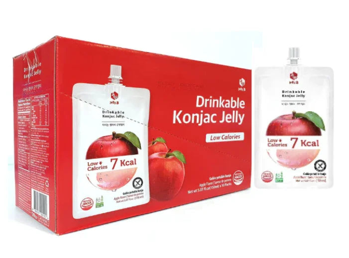 Jelly. B Apple Flavor Drinkable Konjac Jelly 150ml x 10 packs (1 outer)  Jelly. B   gbuy-ae.myshopify.com jelly-b-apple-flavor-drinkable-konjac-jelly-150ml-x-10-packs-1-outer