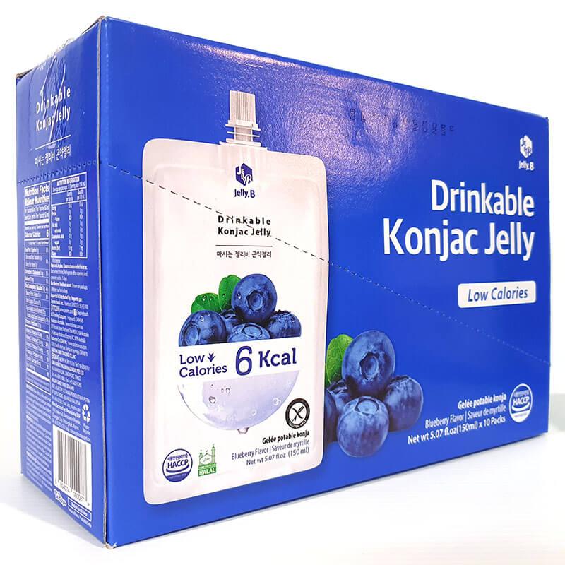 Jelly. B Blueberry Flavor Drinkable Konjac Jelly 150ml x 10 packs (1 outer)  Jelly. B   gbuy-ae.myshopify.com jelly-b-blueberry-flavor-drinkable-konjac-jelly-150ml-x-10-packs-1-outer