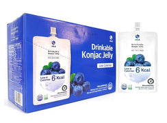 Jelly. B Blueberry Flavor Drinkable Konjac Jelly 150ml x 10 packs (1 outer)