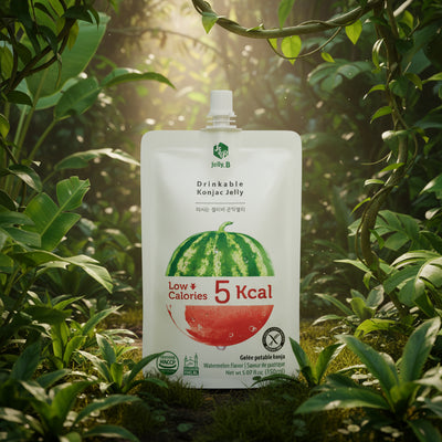 Jelly. B Drinkable Konjac Jelly Watermelon Flavor - 150ml pack