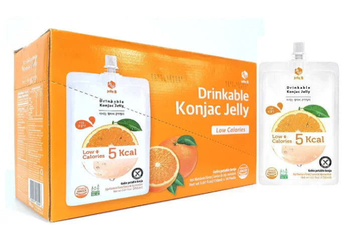 Jelly. B Mandarin Flavor Drinkable Konjac Jelly 150ml x 10 packs (1 outer)  Jelly. B   gbuy-ae.myshopify.com jelly-b-mandarin-flavor-drinkable-konjac-jelly-150ml-x-10-packs-1-outer