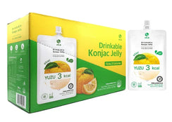Jelly. B Yuzu Flavor Drinkable Konjac Jelly 150ml x 10 packs (1 outer)