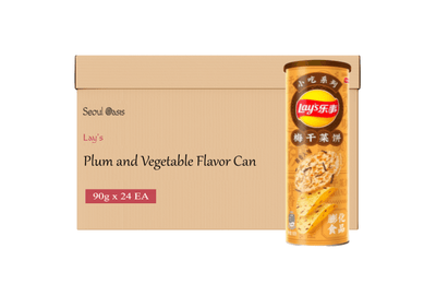 Lays Premium Plum & Vegetable Flavored Chips - 1 carton (90g x 24 cans)  Lay's   gbuy-ae.myshopify.com lays-premium-plum-vegetable-flavored-chips-1-carton-90g-24-cans