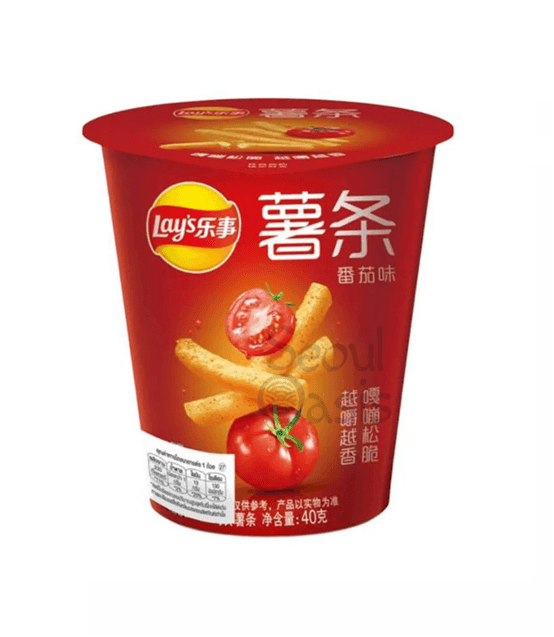Lays Premium Tomato Flavored French Fries - 40g Cup  Lay's   gbuy-ae.myshopify.com lays-premium-tomato-french-fries