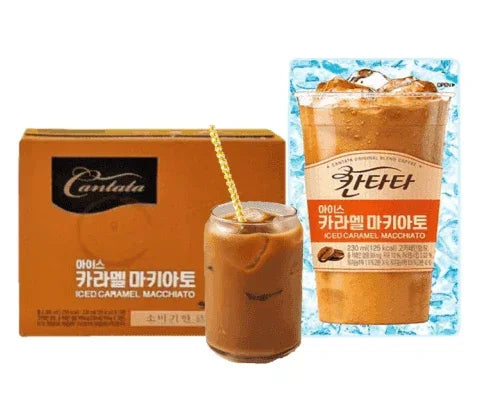 Lotte Cantata Iced Caramel Macchiato Coffee 230ml x 10 packs (1 outer)  Lotte   gbuy-ae.myshopify.com lotte-cantata-iced-caramel-macchiato-coffee-230ml-x-10-packs-1-outer