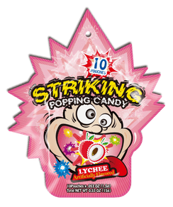 Striking Popping Candy Lychee Flavor - 15g pack