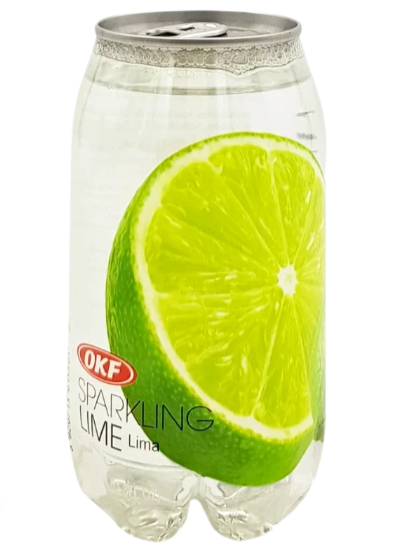 OKF Sparkling Lime Drink 350ml - Carton of 24 cans