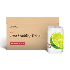 OKF Sparkling Lime Drink 350ml - Carton of 24 cans  OKF   gbuy-ae.myshopify.com okf-sparkling-lime-drink-350ml-carton