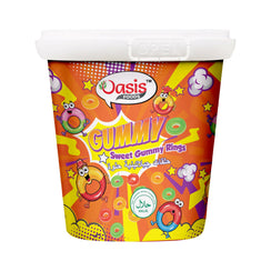Sweet gummy candy rings 160g pack Dubai: Colorful, chewy Seoul Oasis treats for a Dubai snack haul.