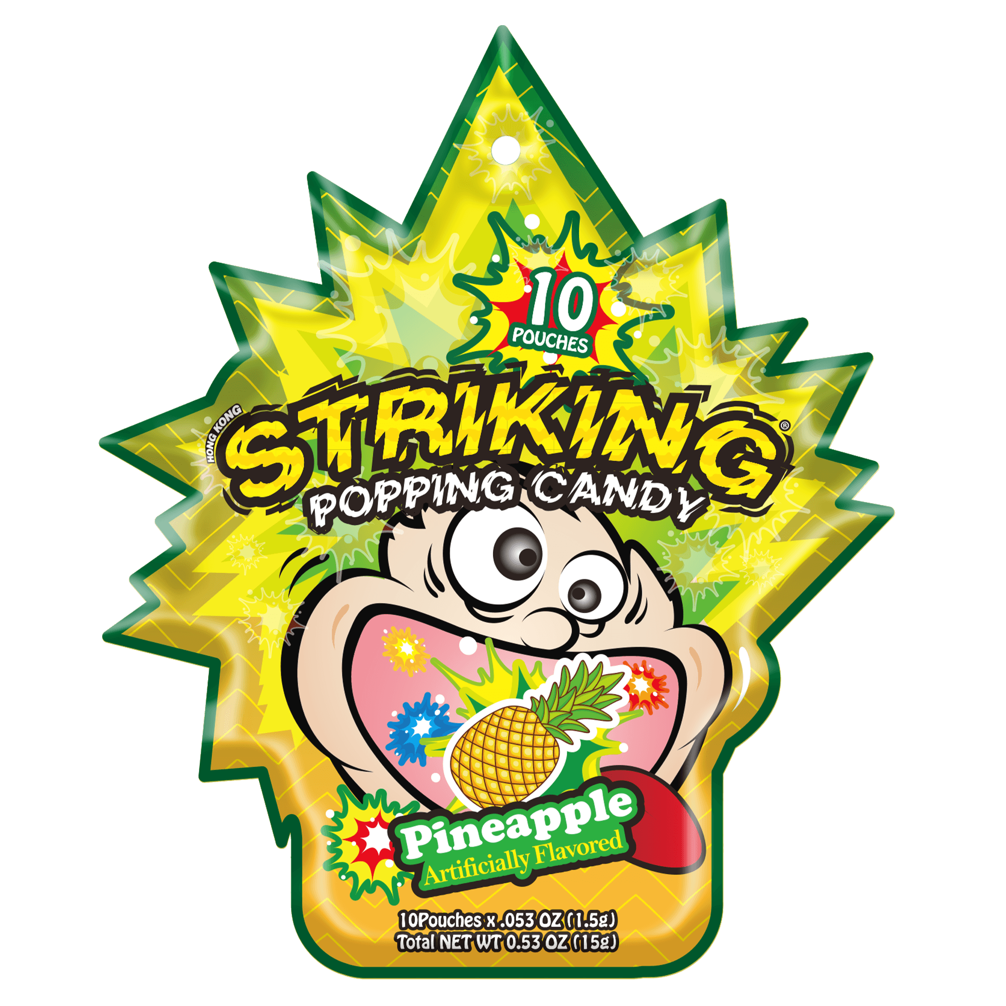 Striking Popping Candy Pineapple Flavor - 15g pack