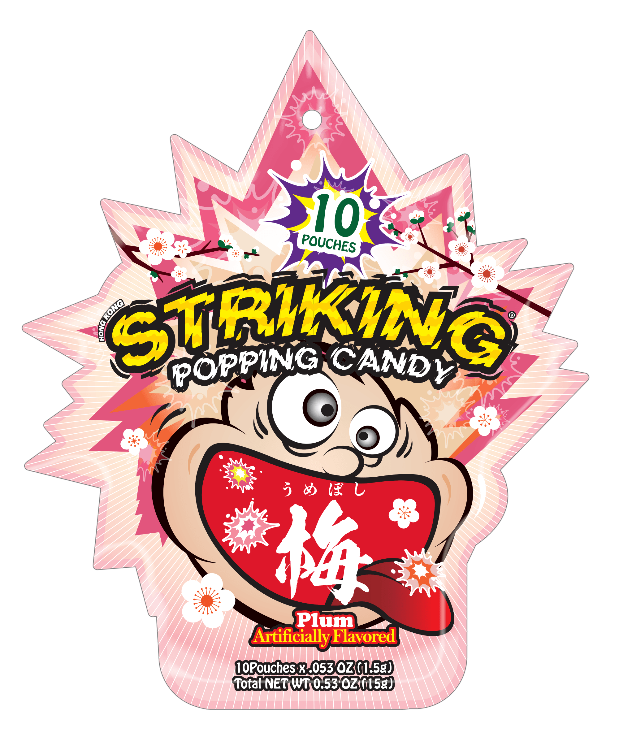 Striking Popping Candy Plum Flavor - 15g pack