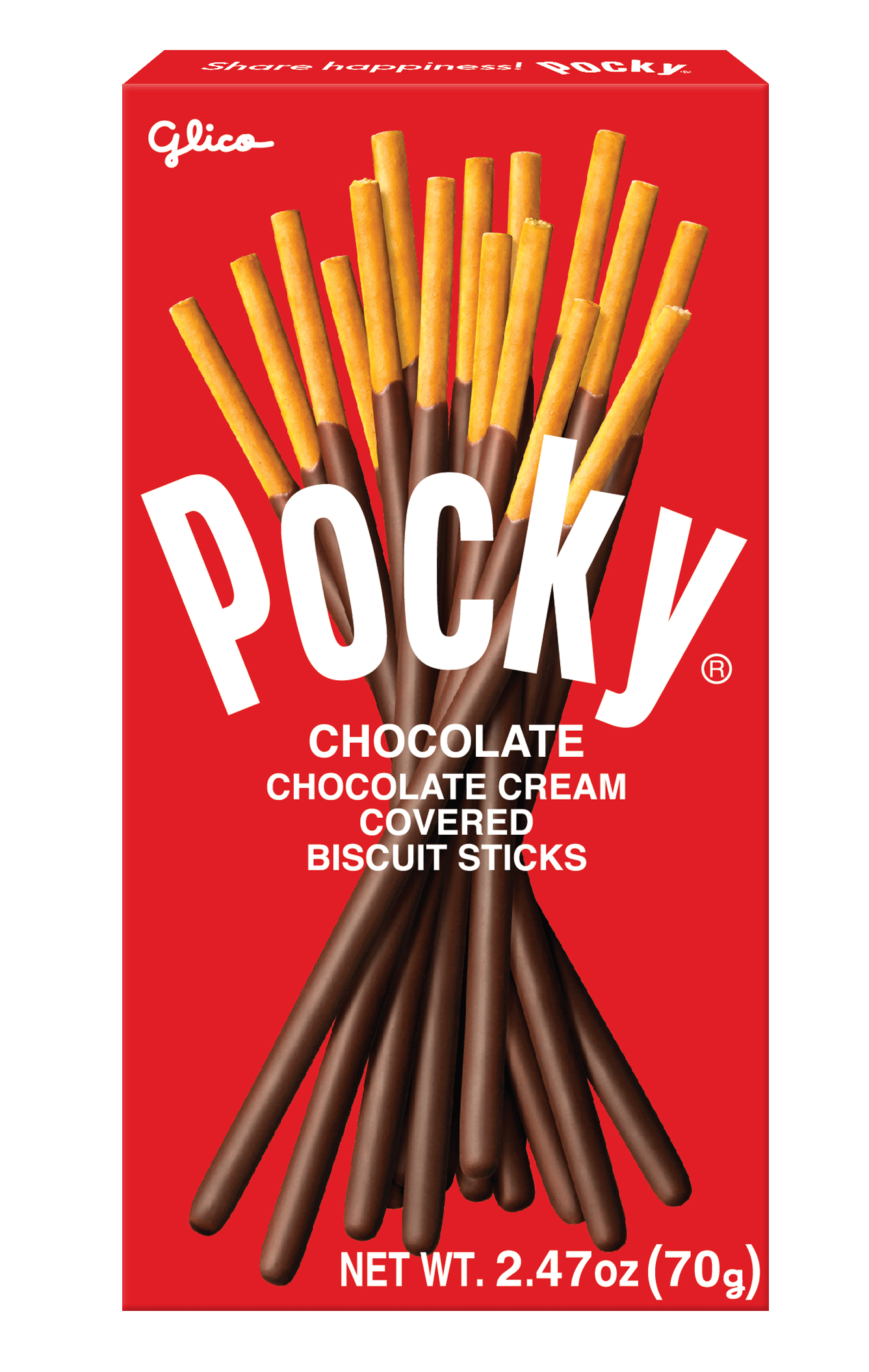 Glico Pocky Chocolate Cream Covered Biscuit Sticks - 1 Carton