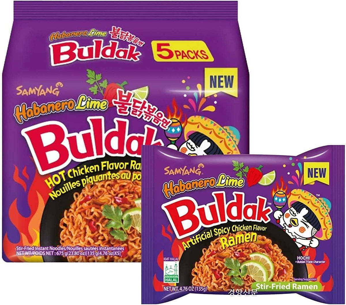 Samyang Habanero Lime Hot Chicken Ramen - 5 Packs  Samyang   gbuy-ae.myshopify.com samyang-habanero-lime-hot-chicken-ramen-5-packs