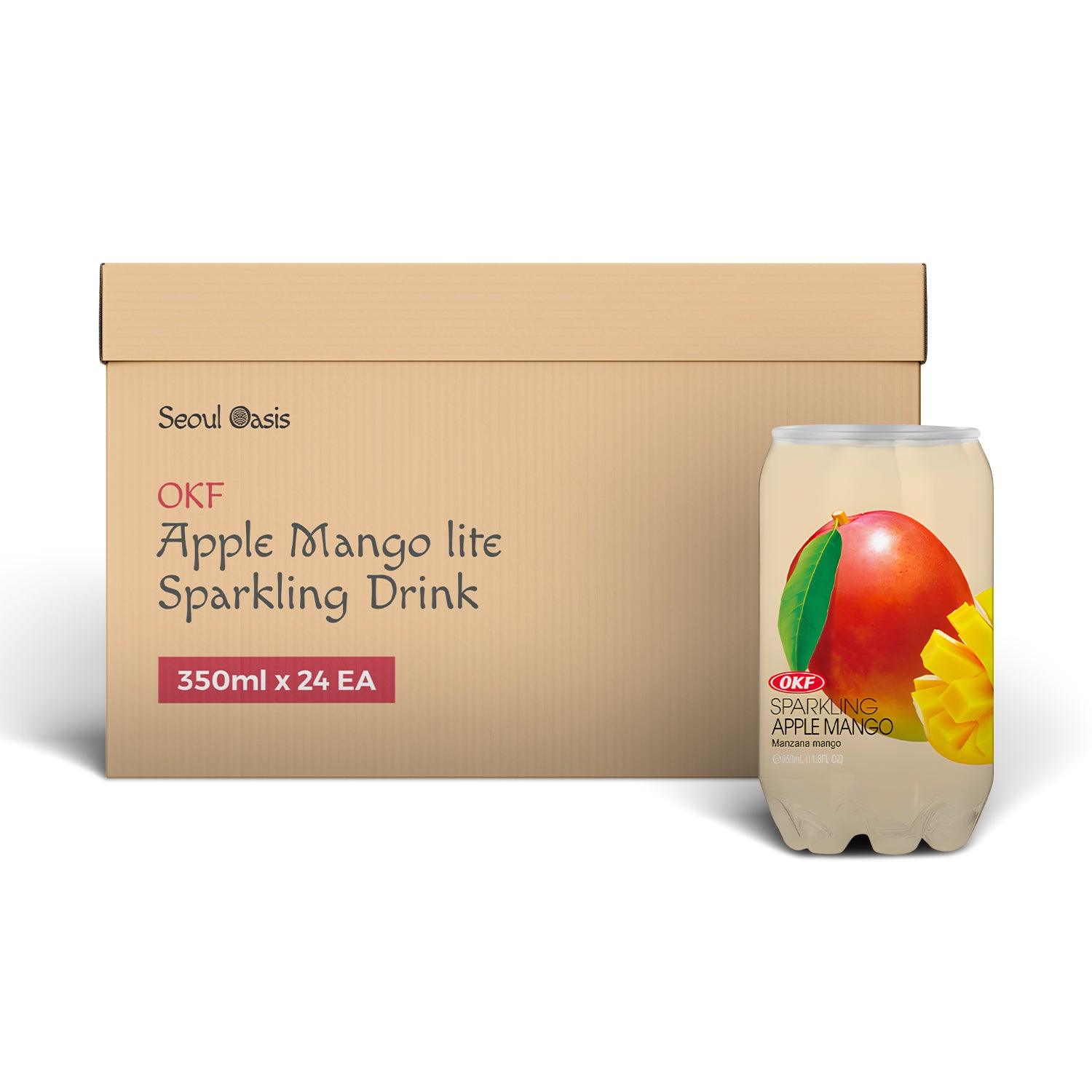 OKF Apple Mango Sparkling Drink - Carton of 24 cans