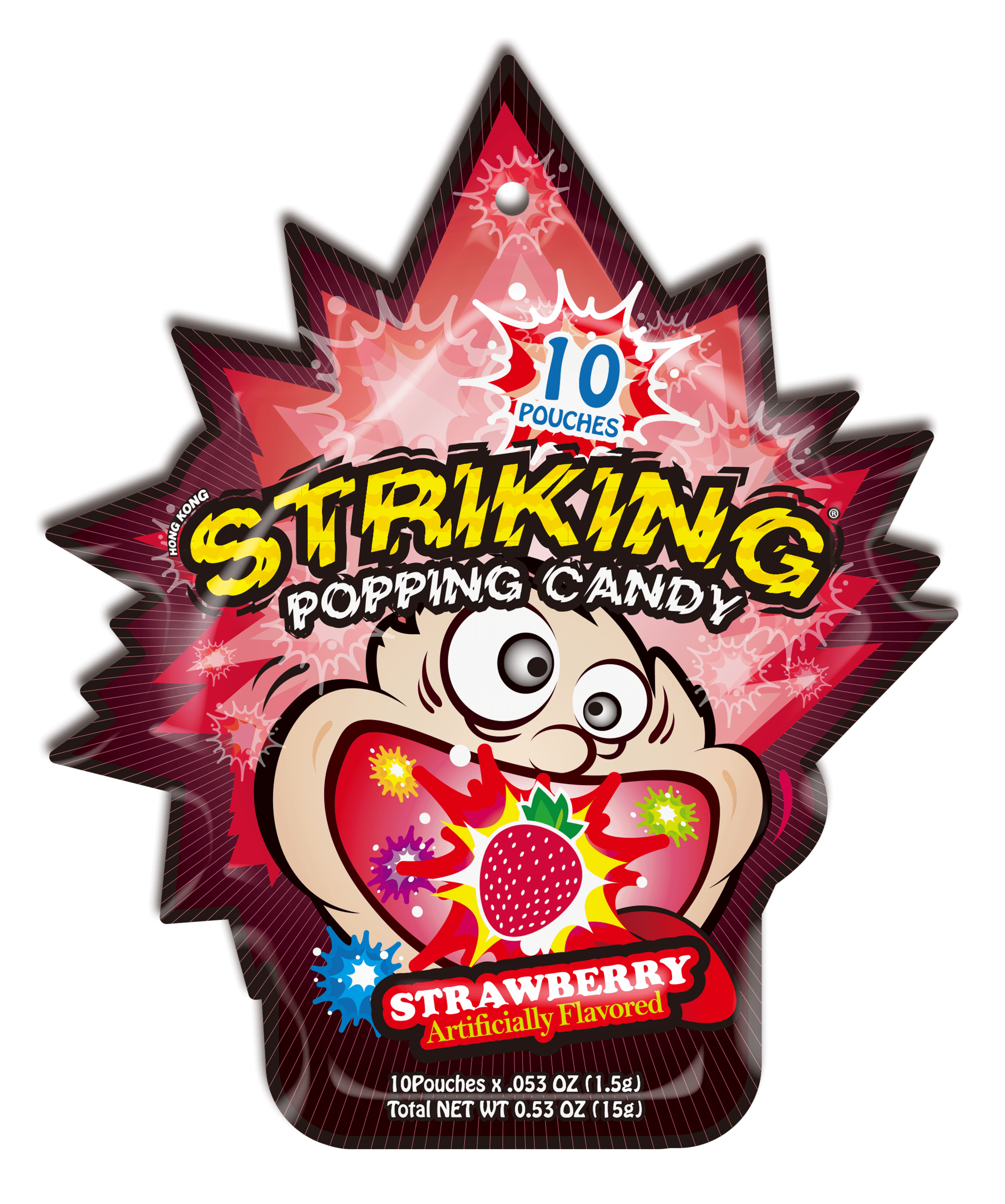 Striking Popping Candy Strawberry Flavor - 15g pack