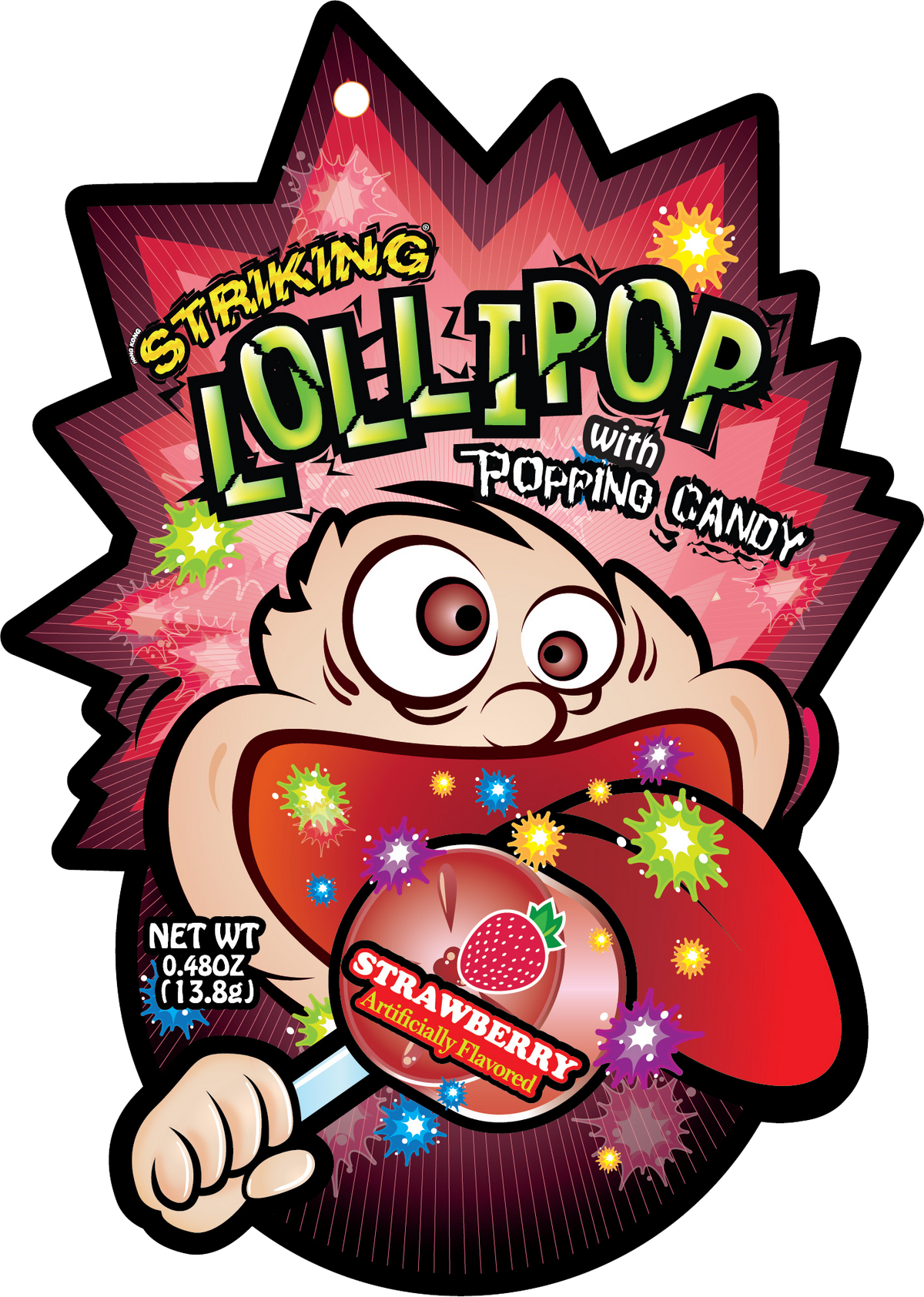Striking Lollipop 13.8g - Strawberry Flavor