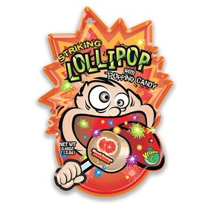 Striking Blood Orange Flavored Lollipop 13.8g - 1 carton (192 packs) Seoul oasis