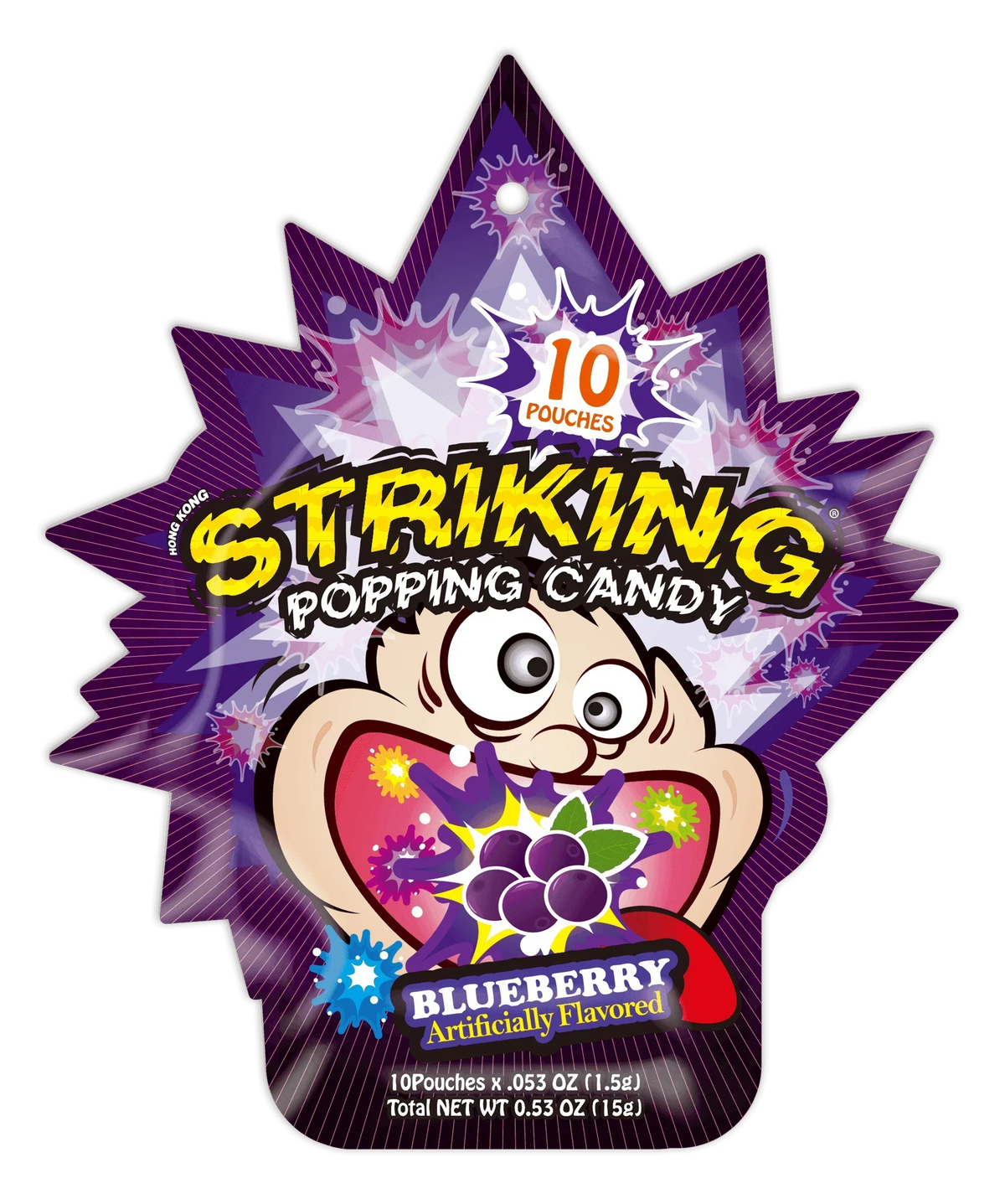 Striking Blueberry Flavored Popping Candy 15g - Seoul oasis