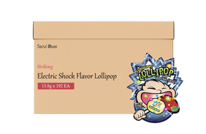Striking Electric Shock Flavored Lollipop 13.8g 1 carton (192 packs)  - Seoul oasis