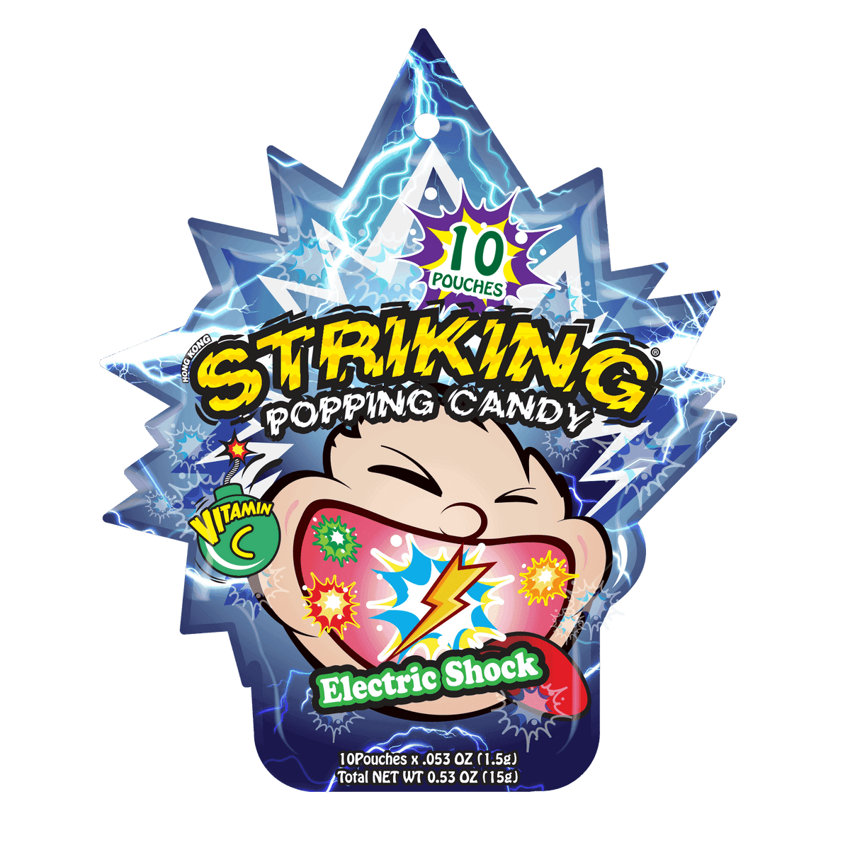 Buy electric shock popping candy 15g UAE at Seoul Oasis, fizzy sour candy for TikTok.