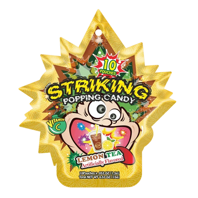 Striking Lemon Tea Flavored Popping Candy 15g - Seoul oasis