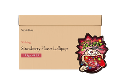 Striking Lollipop Strawberry Flavor - 1 box (13.8g x 48 packs)  - Seoul oasis