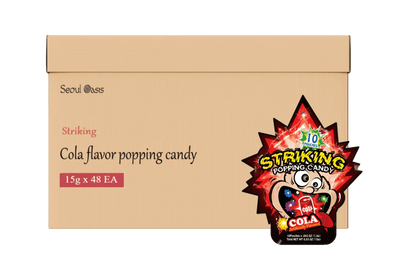 Striking Cola Flavored Popping Candy 15g - Carton of 48 packs  Striking   gbuy-ae.myshopify.com striking-cola-flavored-popping-candy-15g-carton-of-48-packs