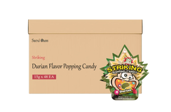 Striking Durian Flavored Popping Candy 15g - Carton of 48 packs  Striking   gbuy-ae.myshopify.com striking-durian-flavored-popping-candy-15g-carton-of-48-packs