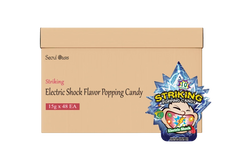 Striking Electric Shock Flavored Popping Candy 15g - Carton of 48 packs  Striking   gbuy-ae.myshopify.com striking-electric-shock-popping-candy-carton