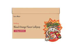 Striking Lollipop Blood Orange Flavor - 1 box (13.8g x 48 packs)  Striking   gbuy-ae.myshopify.com striking-lollipop-blood-orange-flavor-1-box-13-8g-x-48-packs