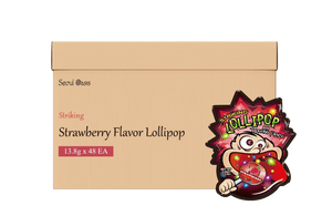 Striking Lollipop Strawberry Flavor - 1 box (13.8g x 48 packs)  Striking   gbuy-ae.myshopify.com striking-lollipop-strawberry-flavor-1-box-13-8g-48-packs
