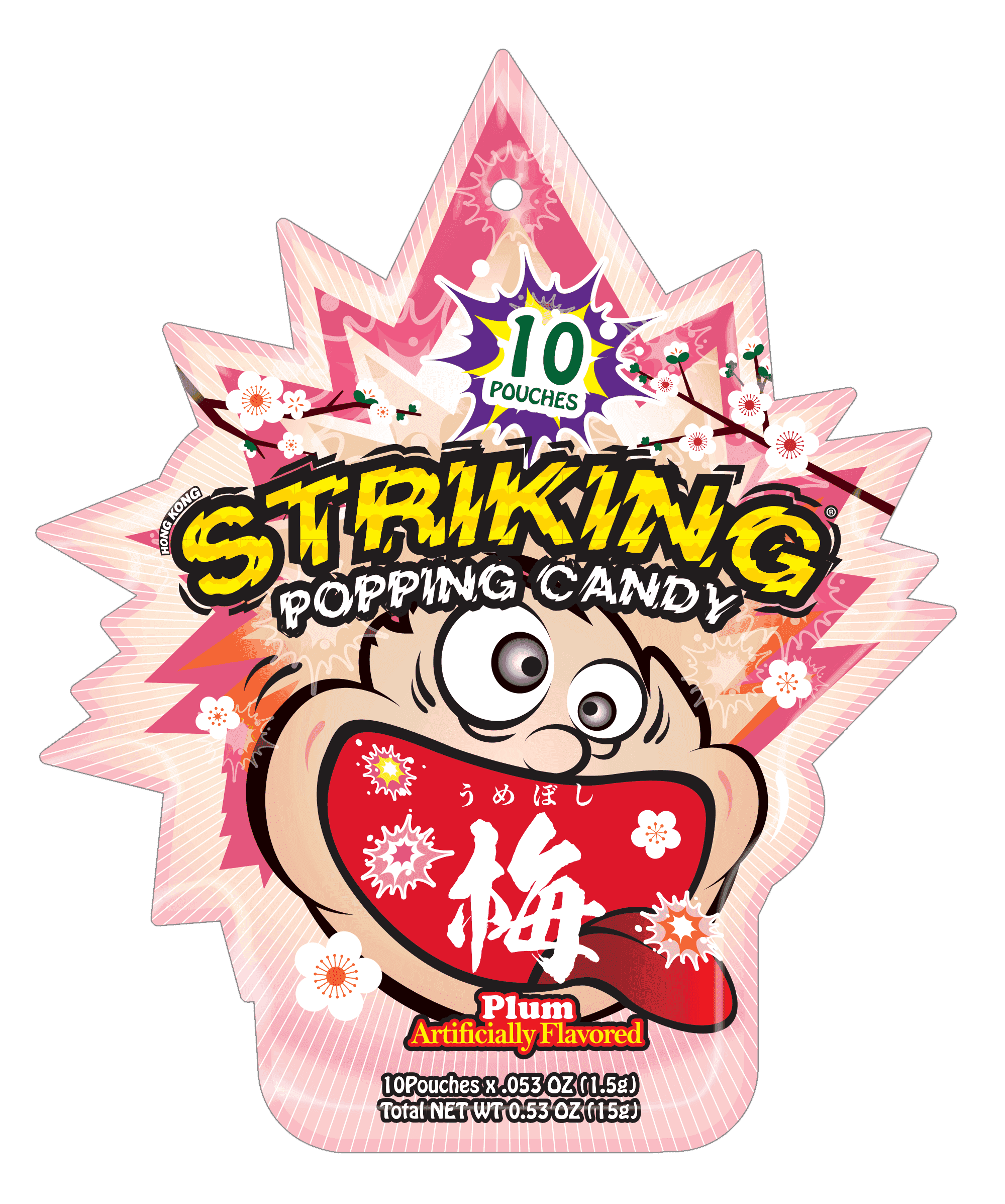 Striking Plum Flavored Popping Candy 15g - Carton of 48 packs  Striking   gbuy-ae.myshopify.com striking-plum-flavored-popping-candy-15g-carton-of-48-packs