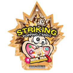 Striking Popping Candy Milk Tea Flavor - 15g pack  Striking   gbuy-ae.myshopify.com striking-popping-candy-milk-tea-flavor-15g-pack