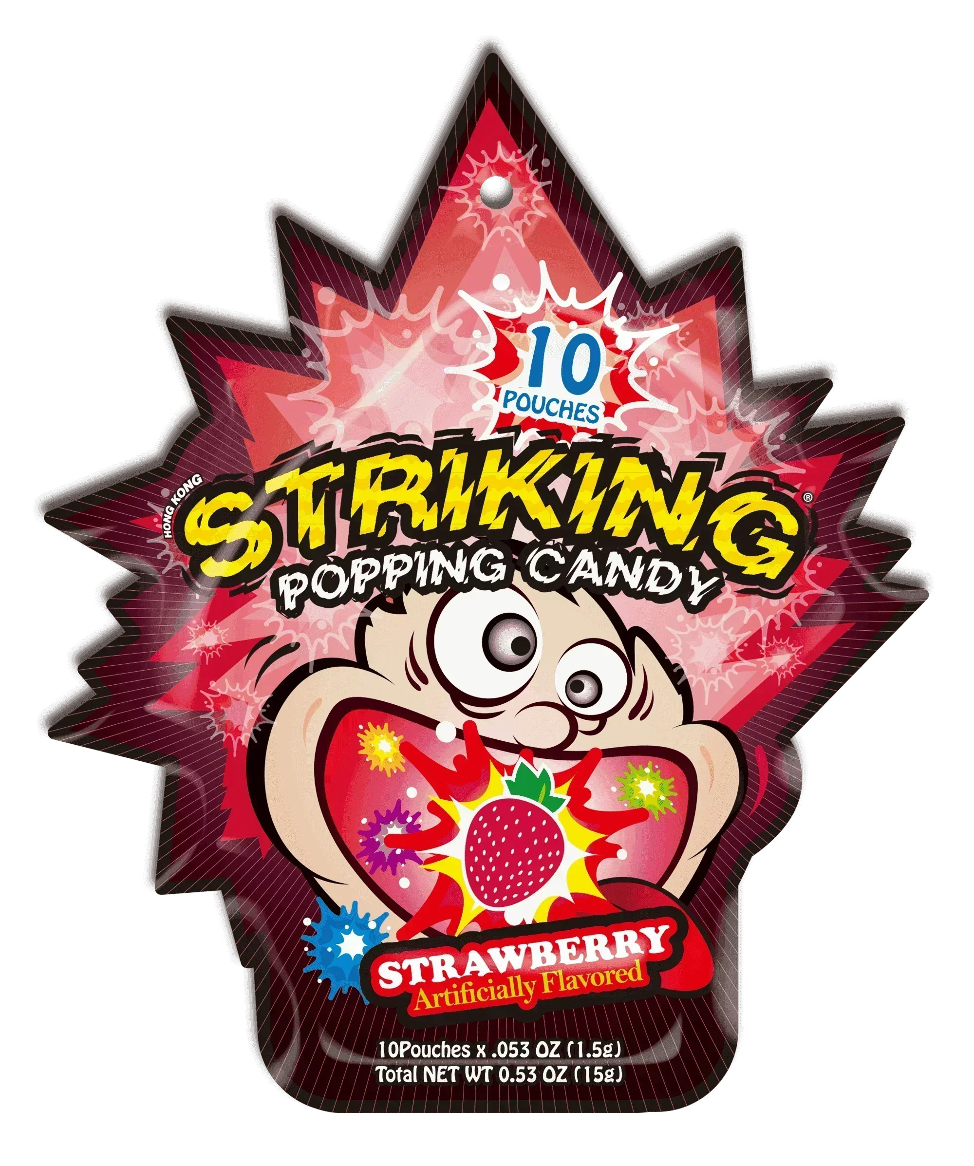 Striking Strawberry Flavored Popping Candy 15g - Carton of 48 packs  Striking   gbuy-ae.myshopify.com striking-strawberry-flavored-popping-candy-15g-carton-of-48-packs