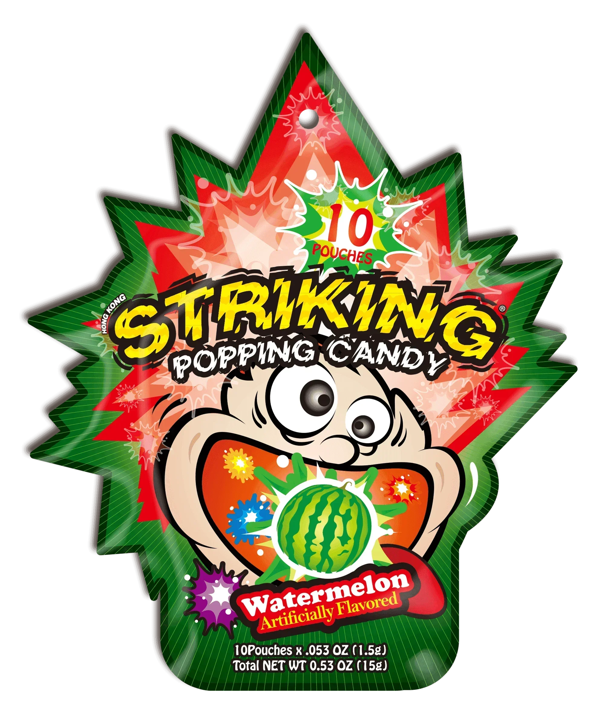 Striking Watermelon Flavored Popping Candy 15g - Carton of 48 packs  Striking   gbuy-ae.myshopify.com striking-watermelon-flavored-popping-candy-15g-carton-of-48-packs