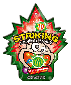 Striking Popping Candy Watermelon Flavor - 15g pack