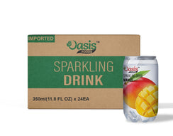 Buy oasis mango sparkling drink dubai - Premium Oasis Korean soft drink carton stack