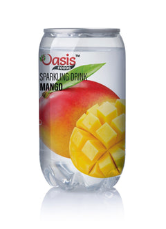 Buy Sparkling Drink Mango 350ml Can UAE: Chilled, fizzy mango soda with authentic fruit flavor.