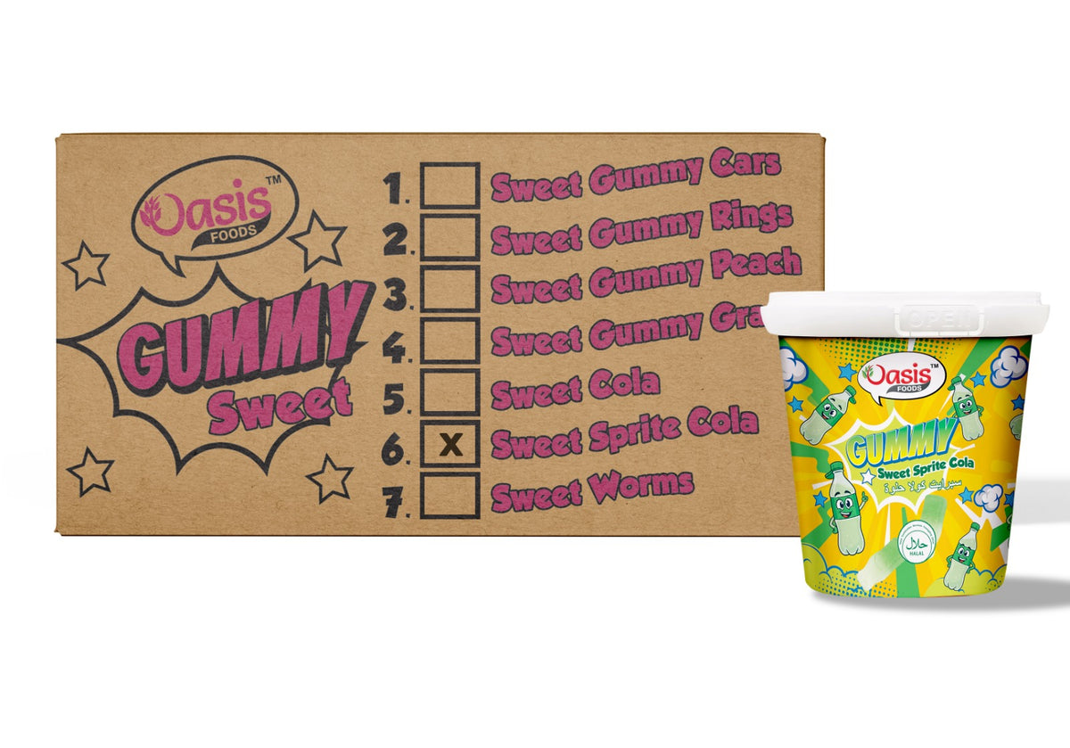 Buy sprite flavor gummies candy carton - Oasis Sweet Sprite Gummies 24pcs pack