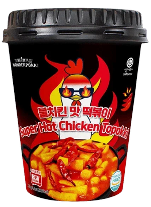 Wonderpokki Hot Spicy Chicken Flavored Topokki Rice Cake - 1 Carton (30 cups)  Wonderpokki   gbuy-ae.myshopify.com wonderpokki-hot-spicy-topokki-chicken-flavored-rice-cakes-1-carton-30-cups