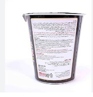 back pakaging of Samyang buldak original hot and spicy