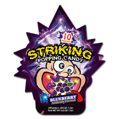 Striking Popping Candy Blueberry Flavor - 15g pack