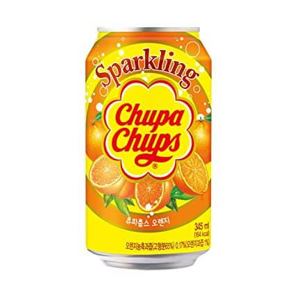 <span style="background-color:rgb(246,247,248);color:rgb(28,30,33);"> Chupachups Orange sparkling SodaDrink- 1 Can - Seoul Oasis </span>- chupa chups, grape, orange - seouloasis.com - 4.99