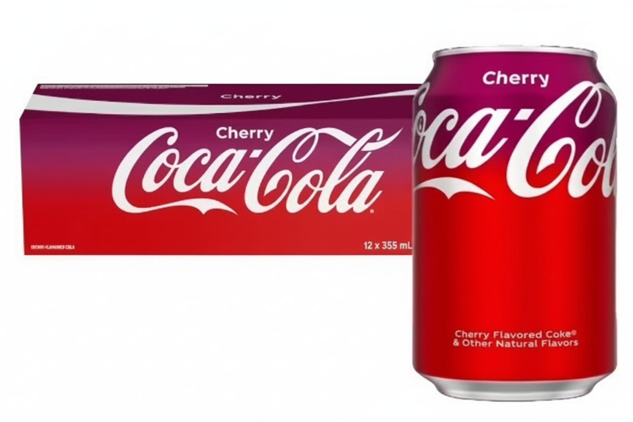 Coca Cola Cherry Flavor 355ml - Carton (12 cans)