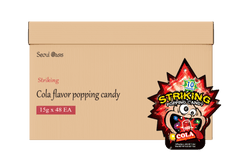 Striking Cola Flavored Popping Candy 15g - Carton of 48 packs